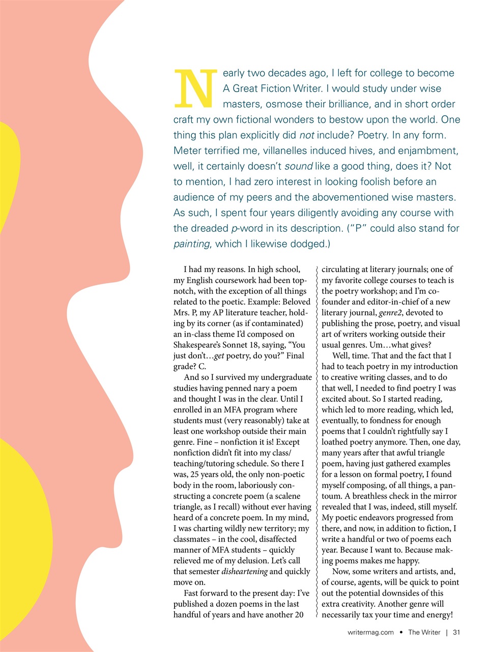 The Writer Preview Pages