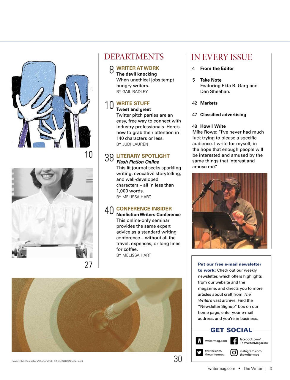 The Writer Preview Pages