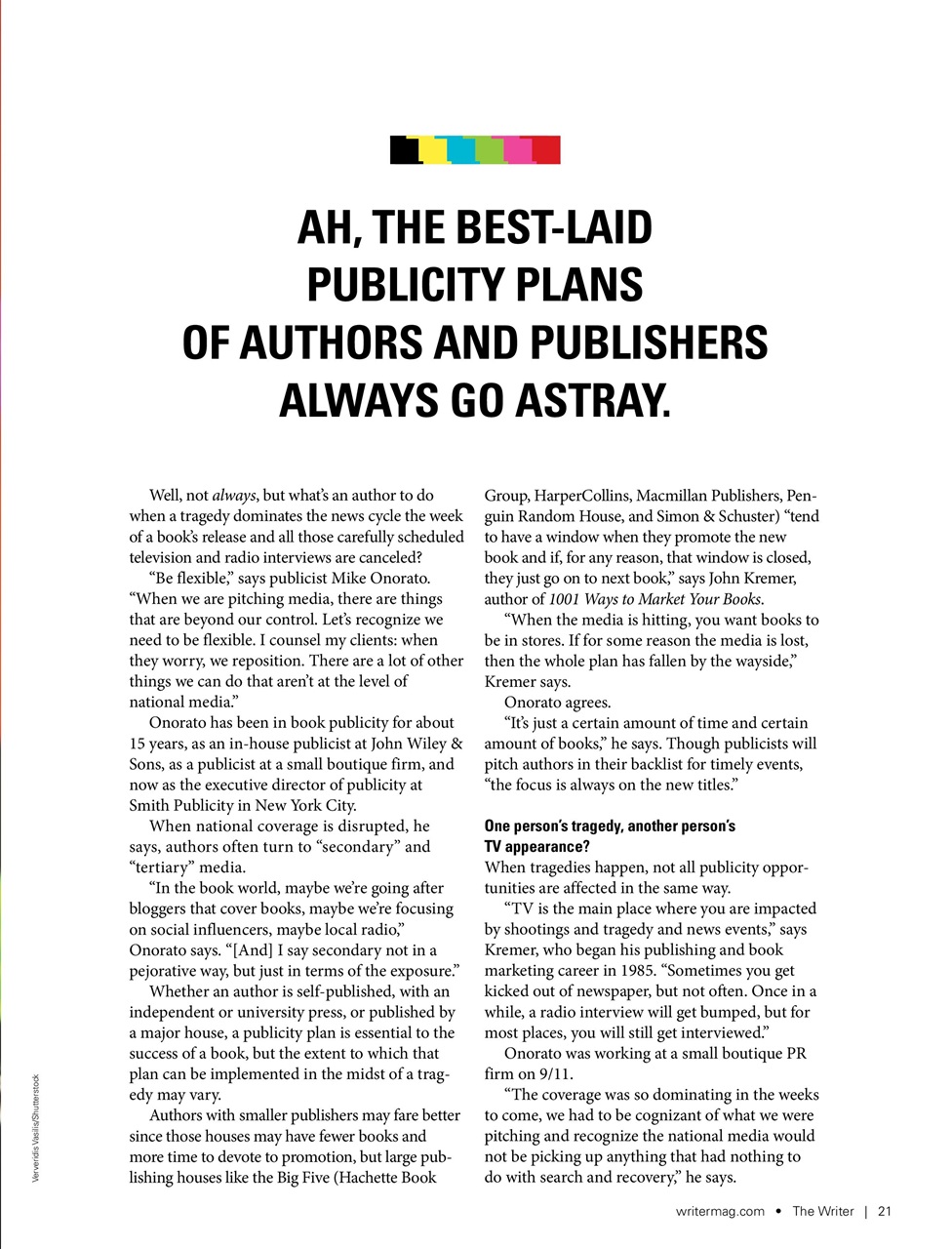 The Writer Preview Pages