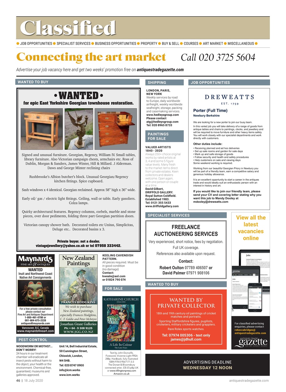 Antiques Trade Gazette Preview Pages