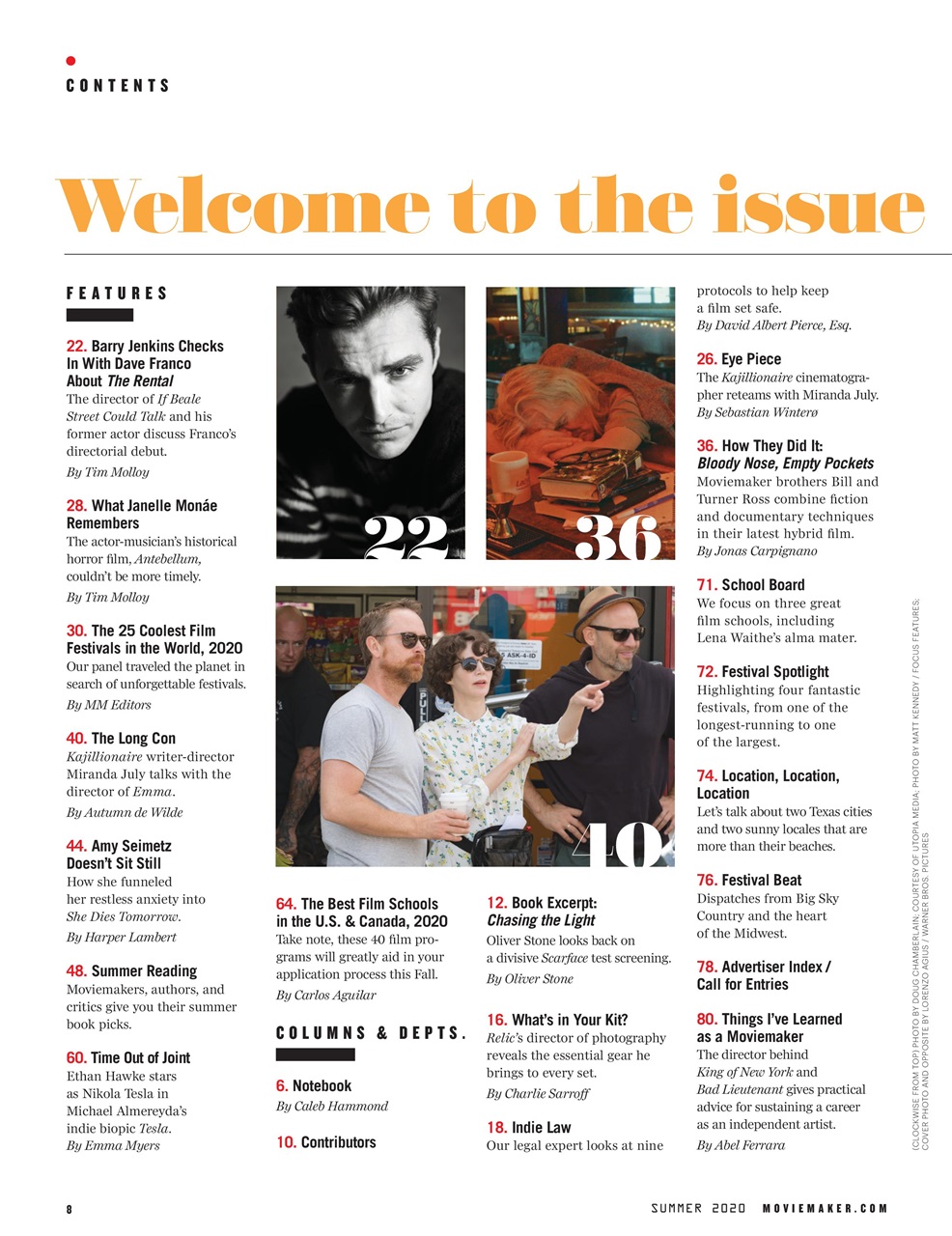 MovieMaker Magazine Preview Pages