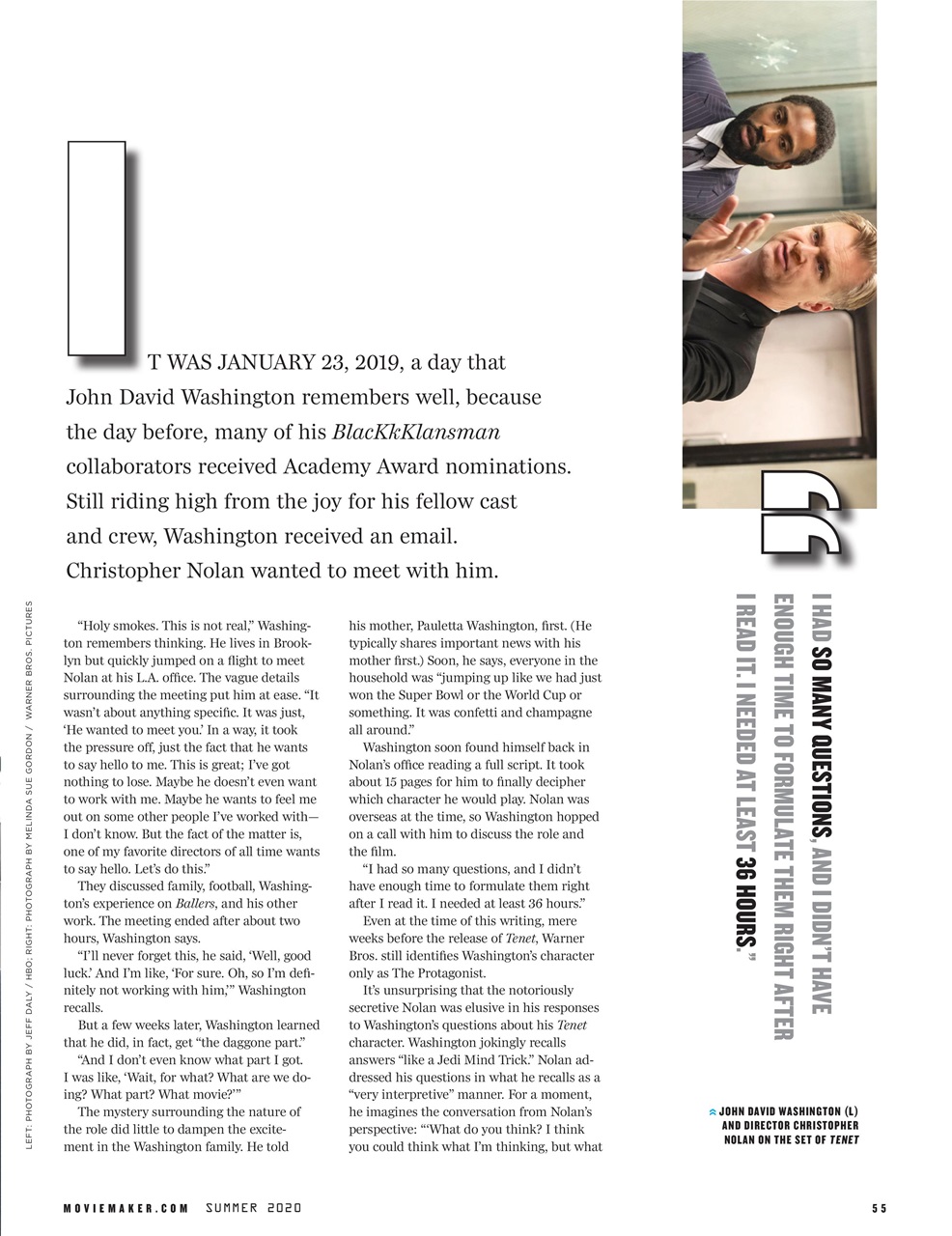 MovieMaker Magazine Preview Pages