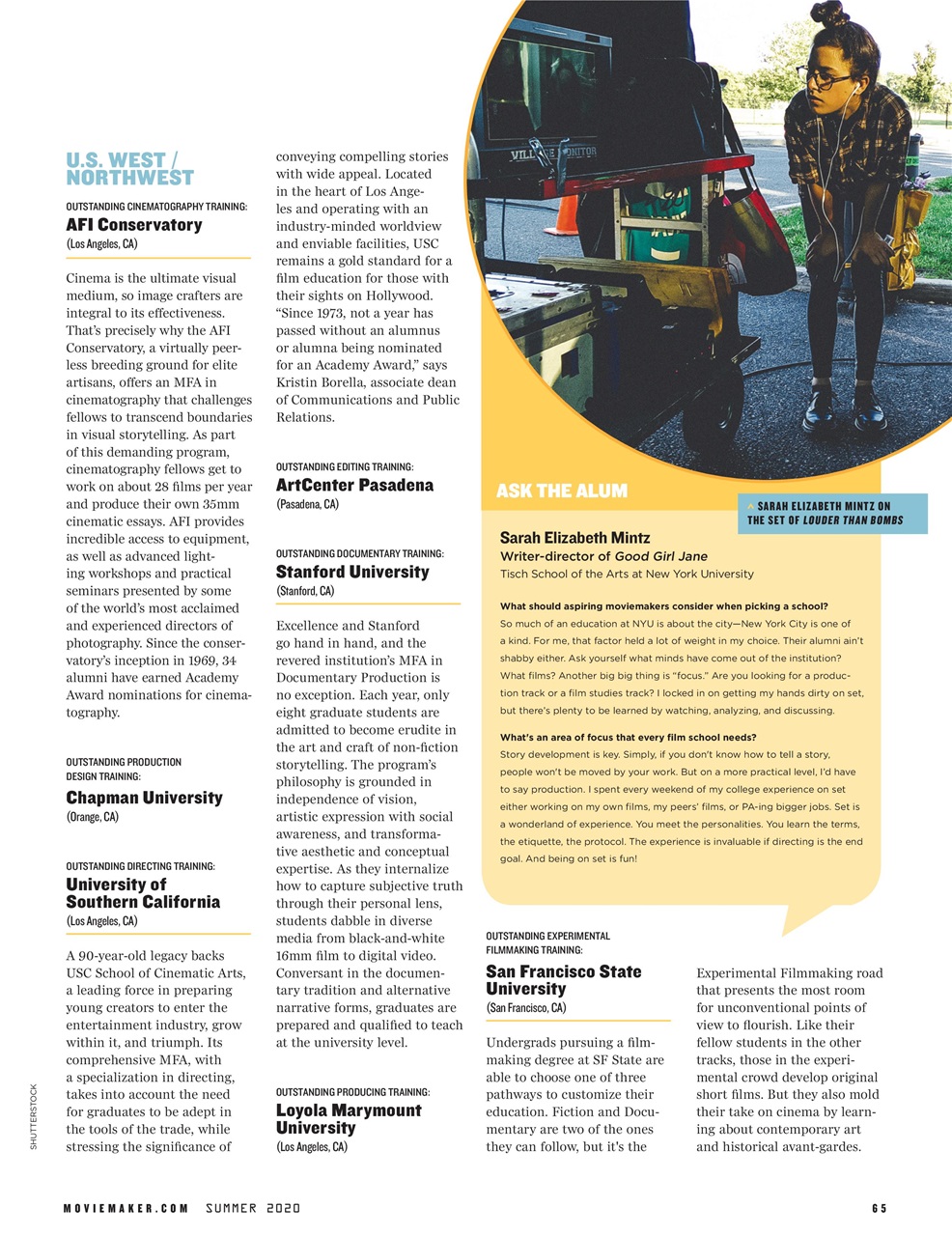 MovieMaker Magazine Preview Pages