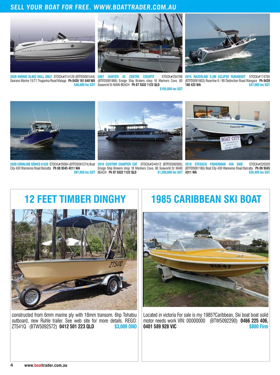 Boat Trader Australia Preview Pages