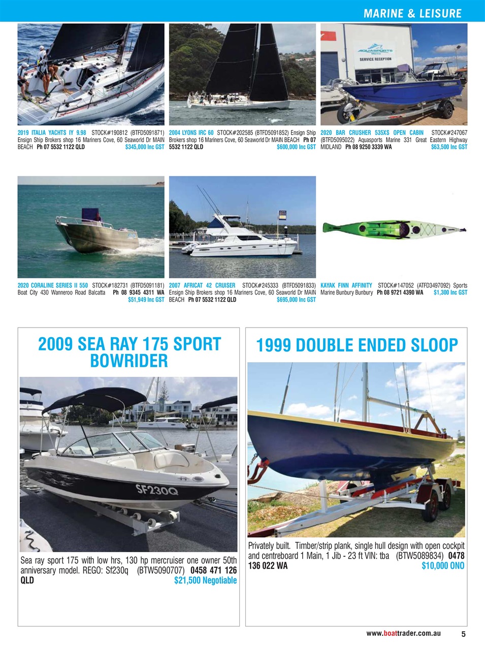 Boat Trader Australia Preview Pages