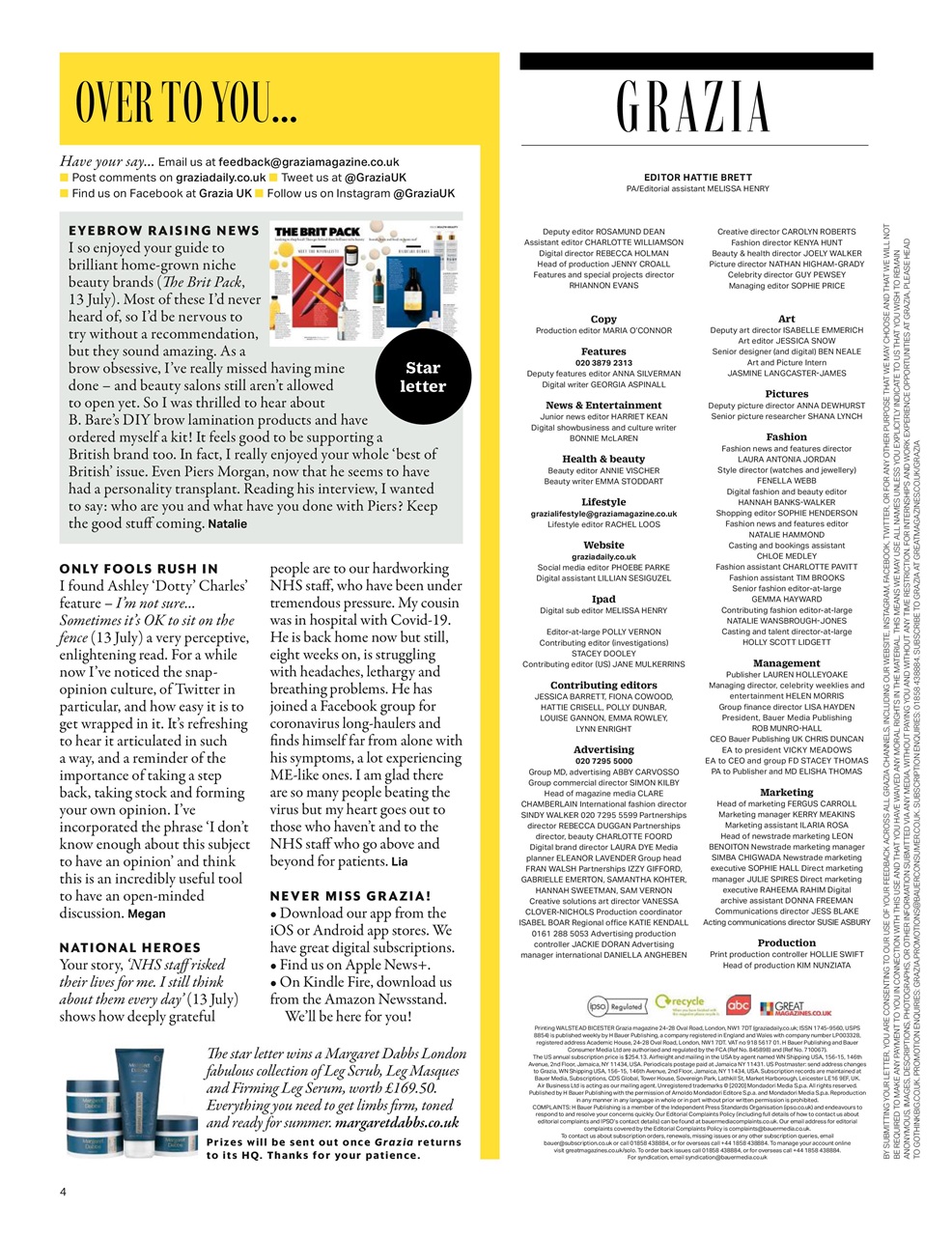 Grazia Preview Pages