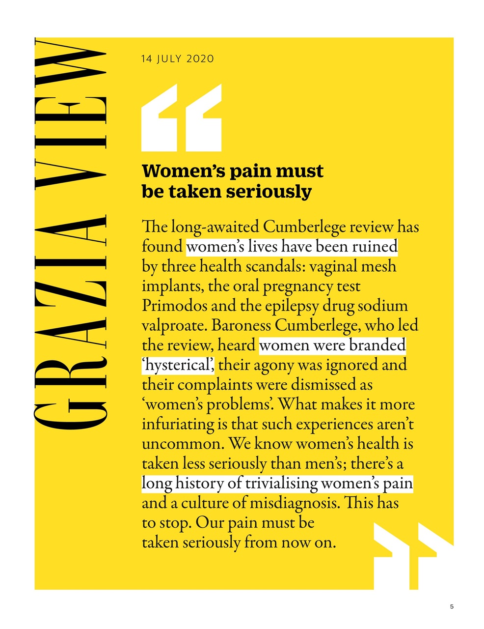 Grazia Preview Pages