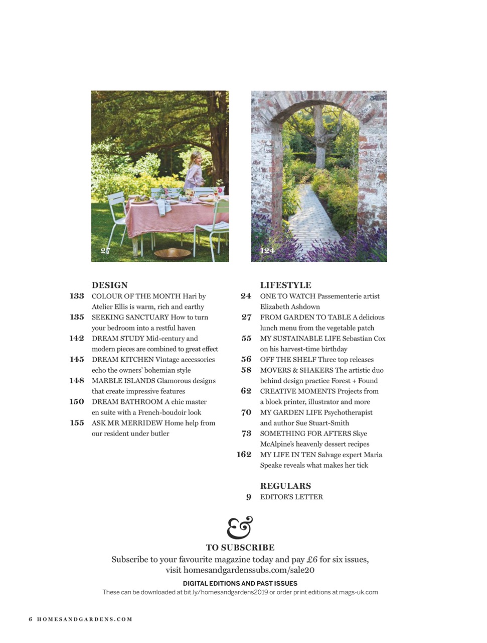 Homes & Gardens Preview Pages
