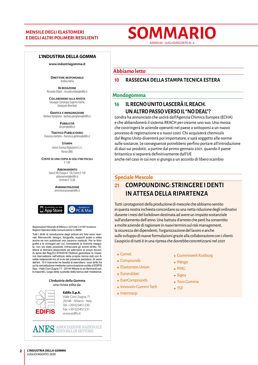 L’industria della Gomma Preview Pages