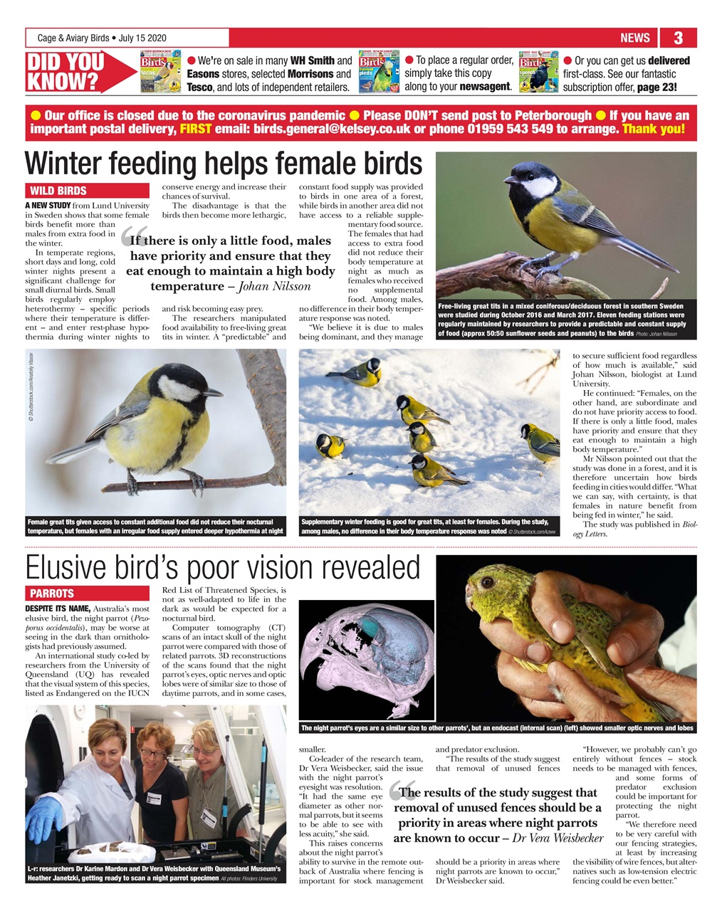 Cage & Aviary Birds Preview Pages
