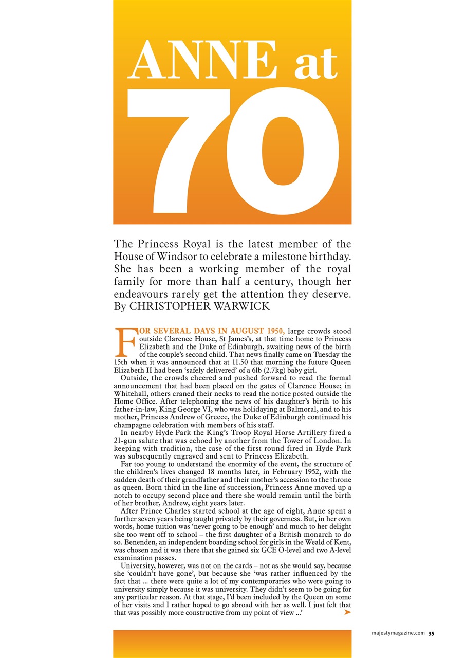 Majesty Magazine Preview Pages