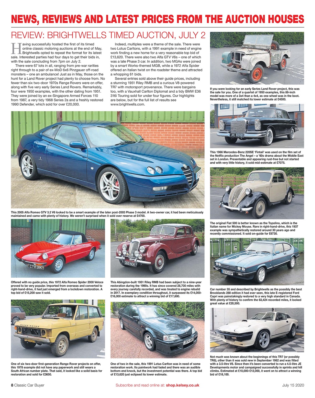 Classic Car Buyer Preview Pages