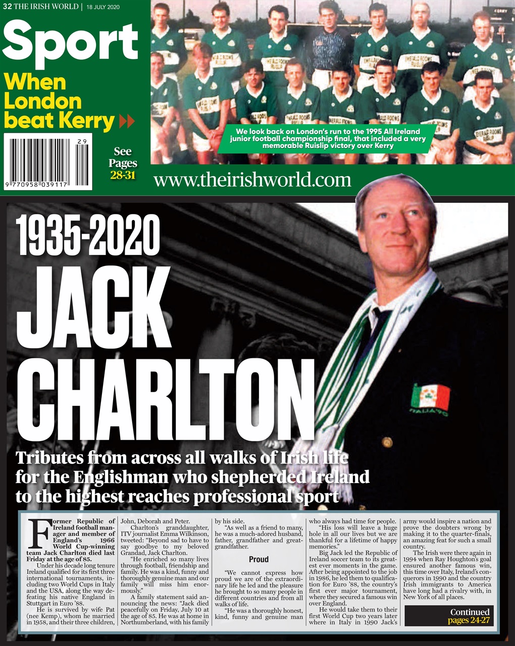 Irish World Preview Pages