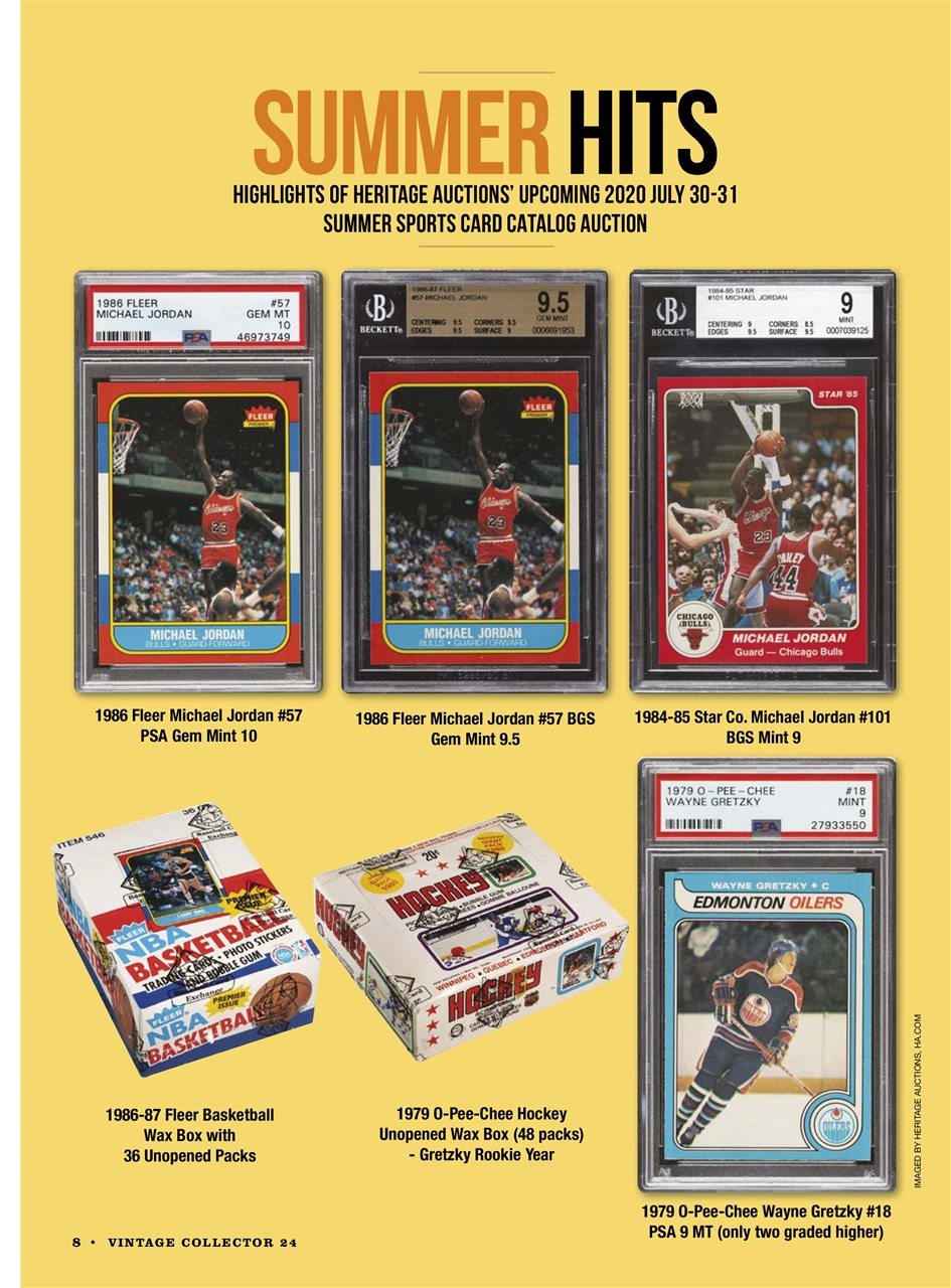 Beckett Vintage Collector Magazine Preview Pages