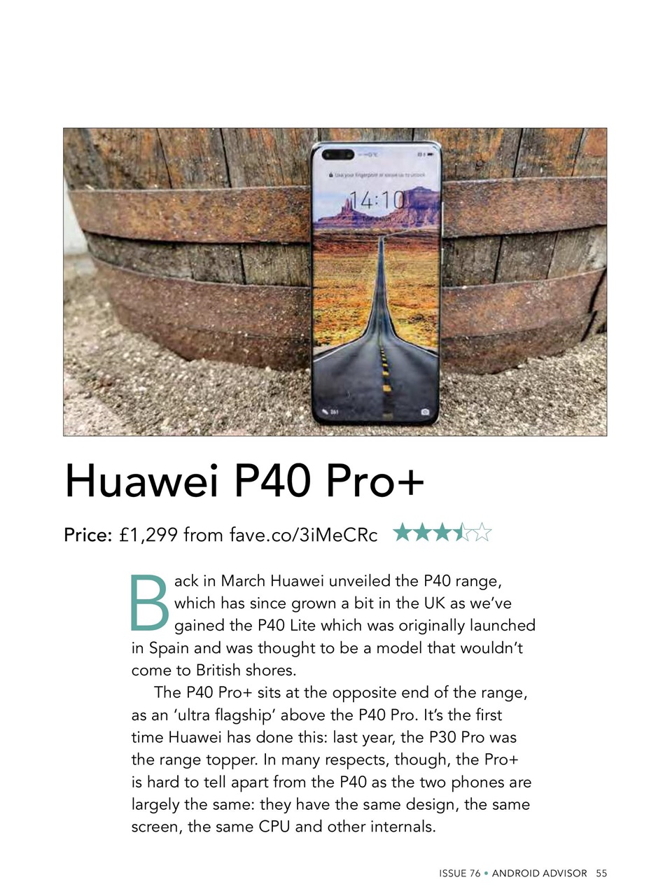 Android Advisor Preview Pages