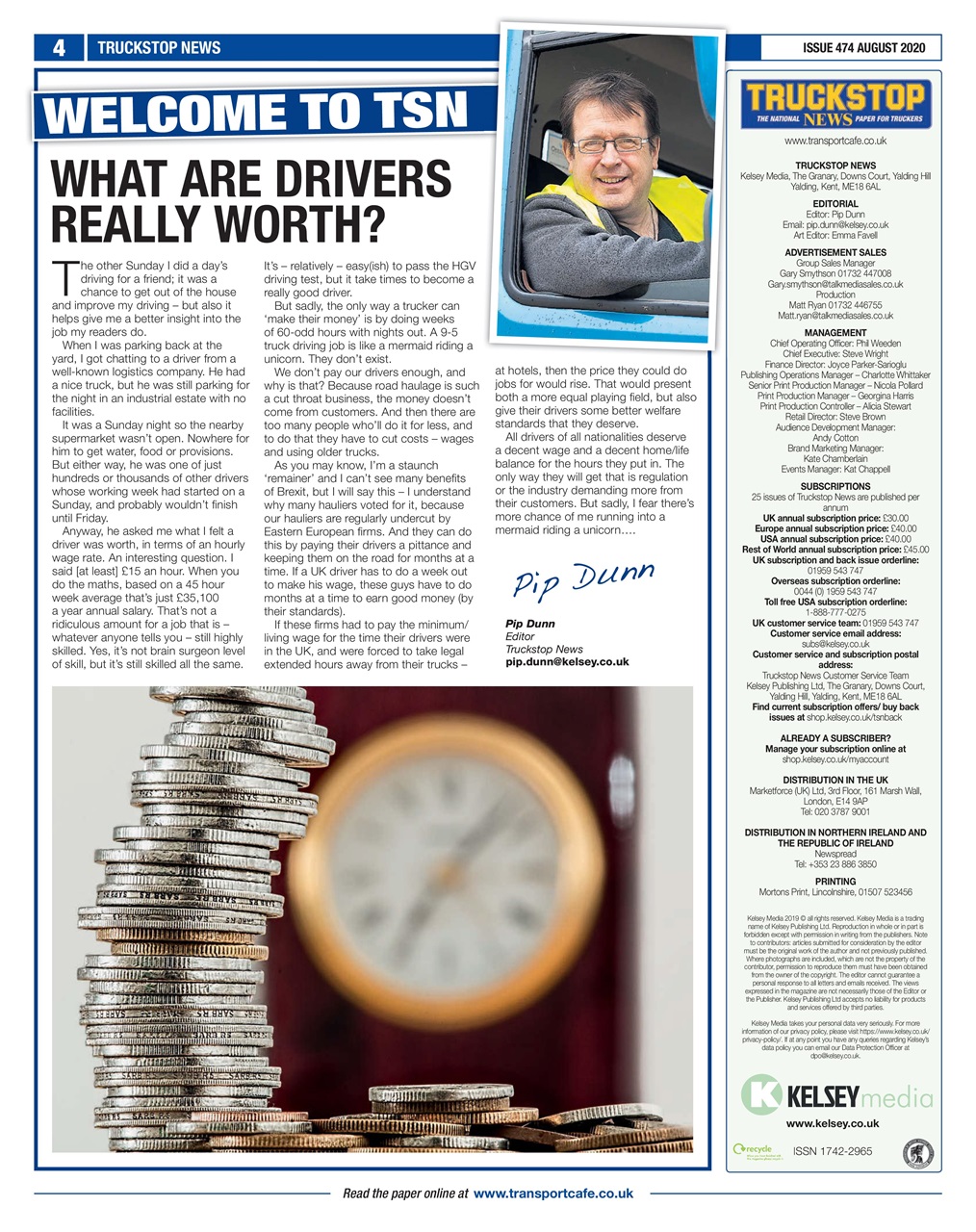 Truckstop News Preview Pages