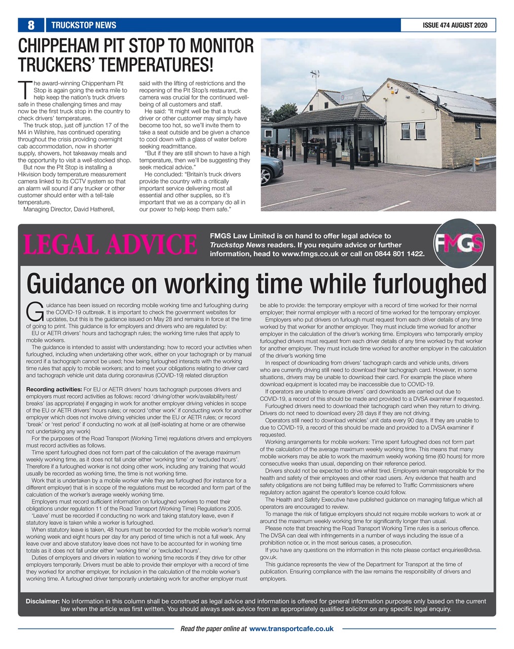 Truckstop News Preview Pages