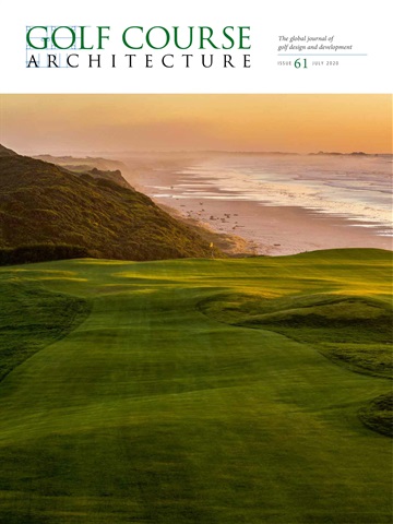 Golf Course Architecture issue July 2020
