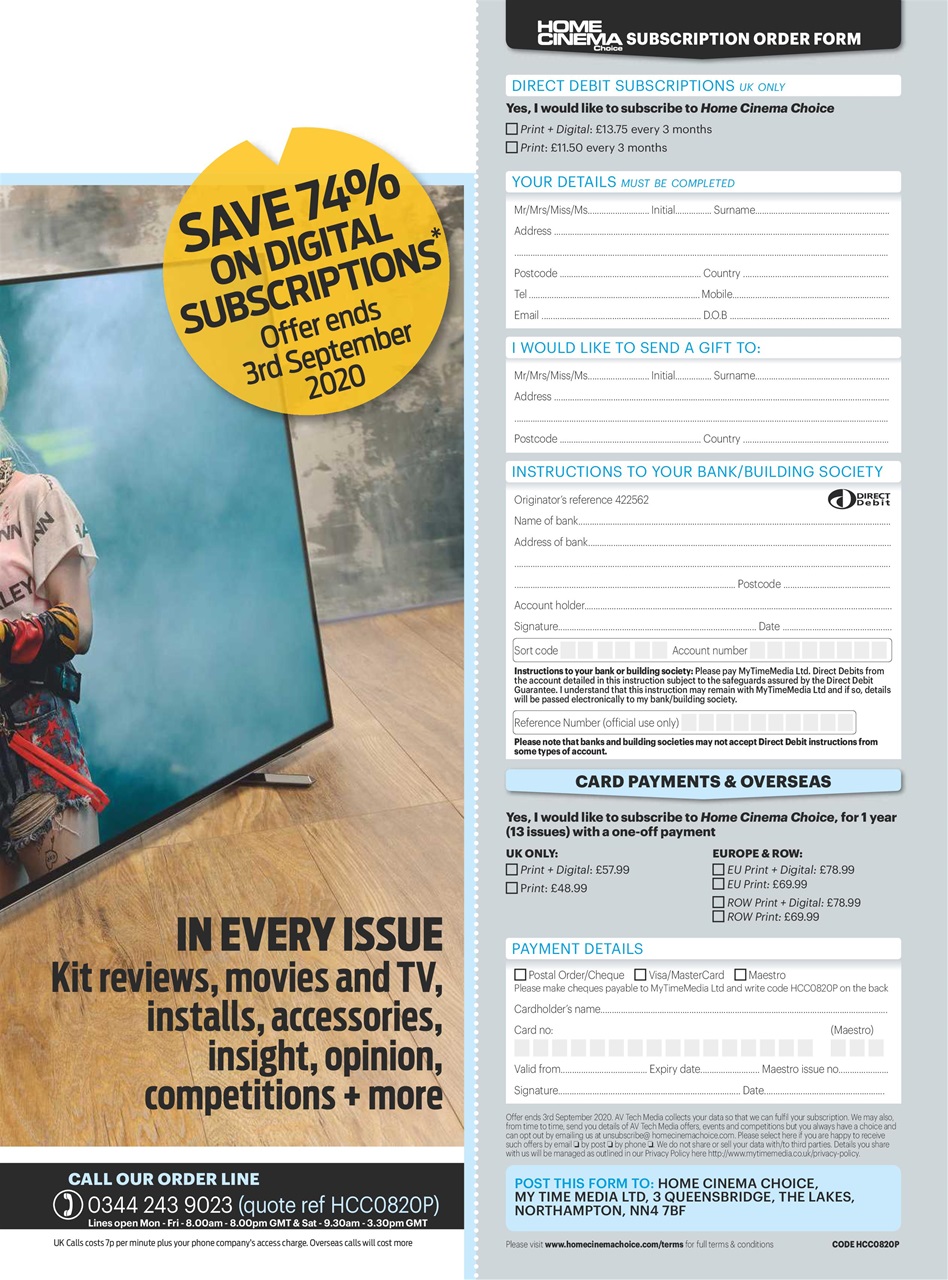 Home Cinema Choice Preview Pages