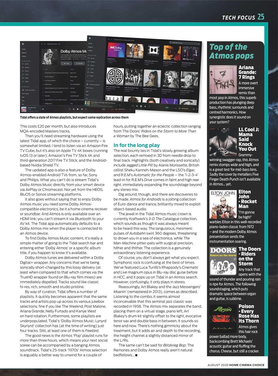 Home Cinema Choice Preview Pages