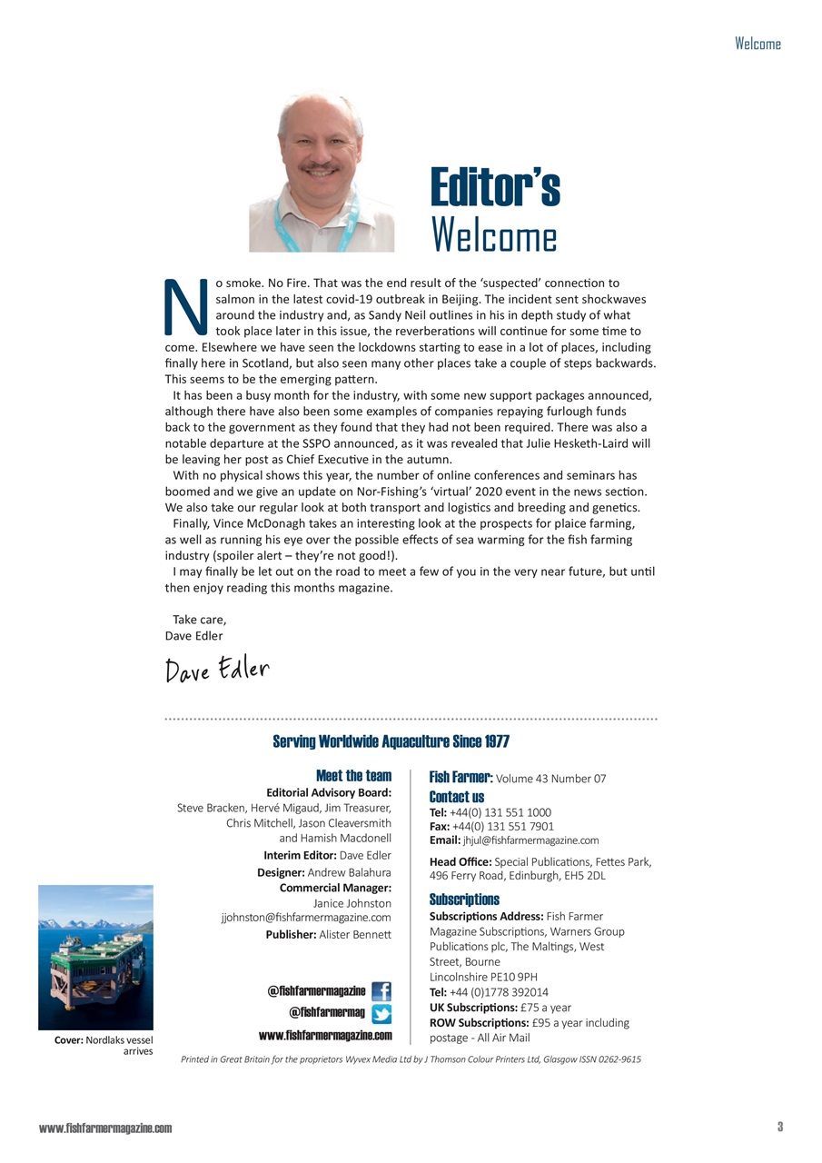 Fish Farmer Magazine Preview Pages