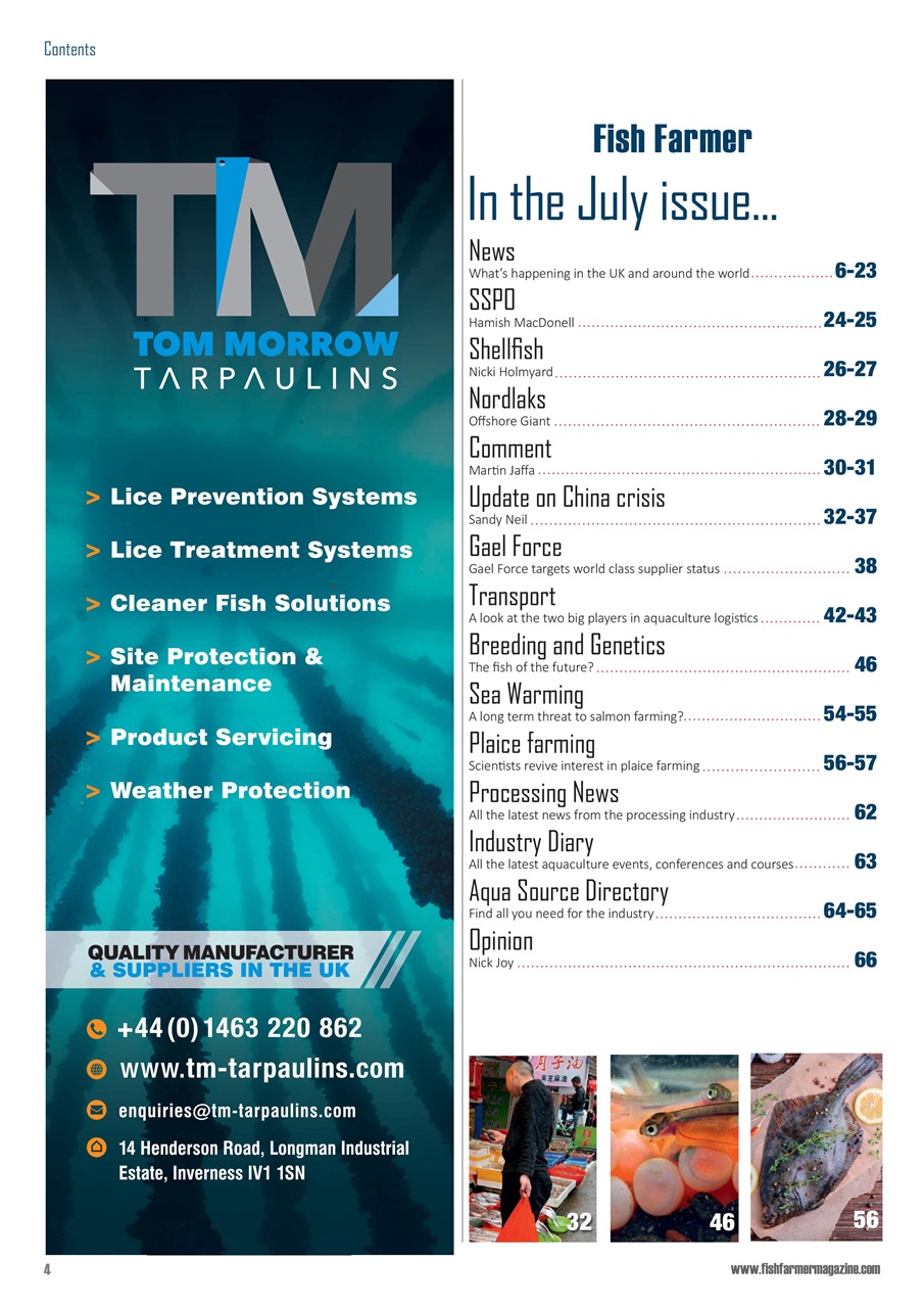 Fish Farmer Magazine Preview Pages