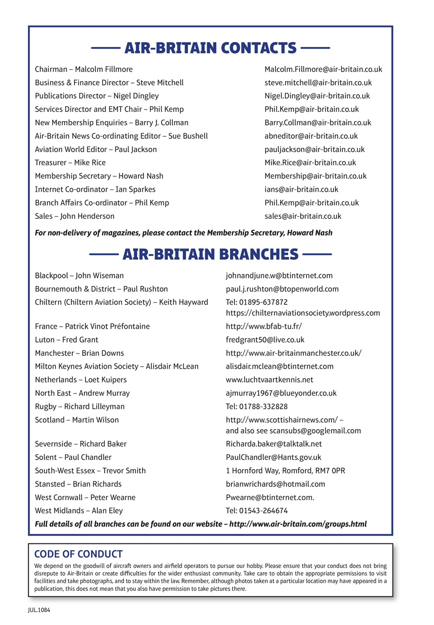 Air Britain News Preview Pages