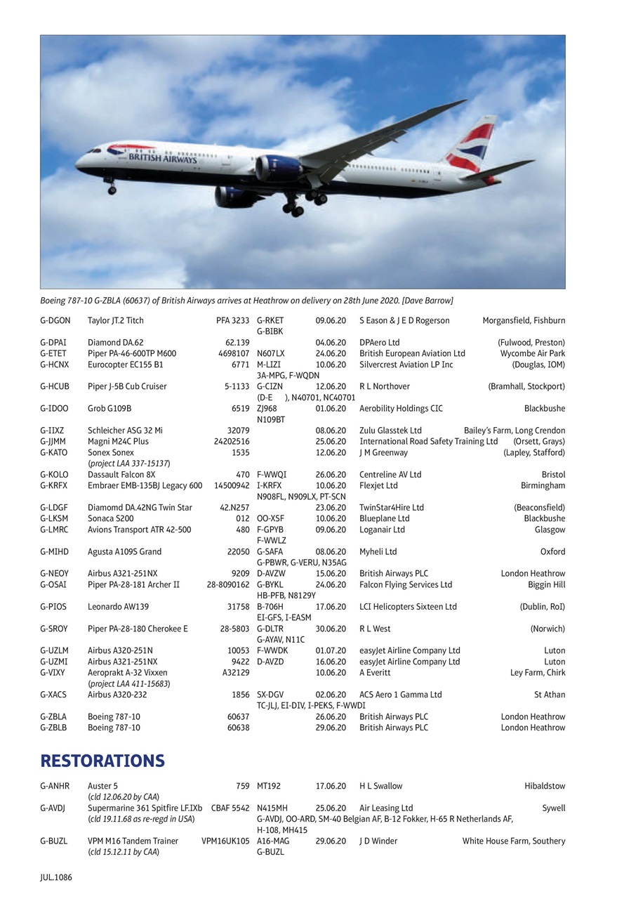 Air Britain News Preview Pages