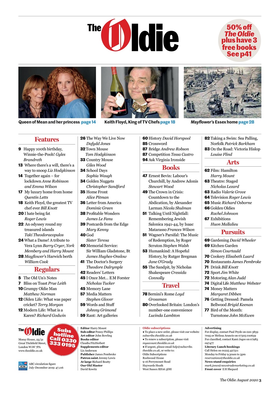 The Oldie Preview Pages