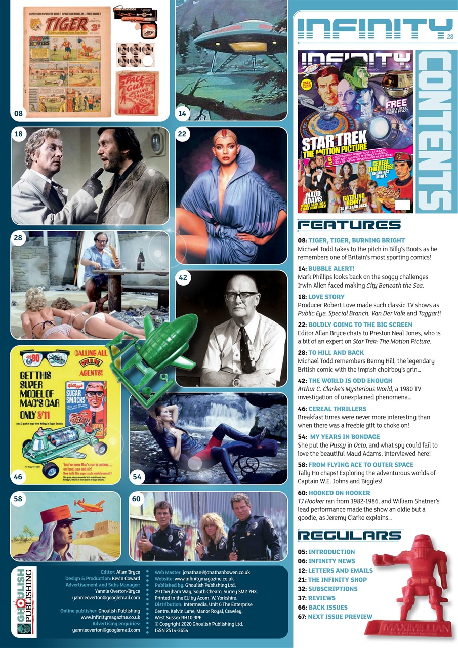 Infinity Magazine Preview Pages