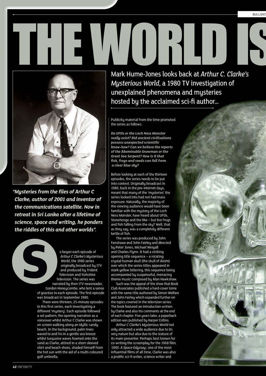 Infinity Magazine Preview Pages