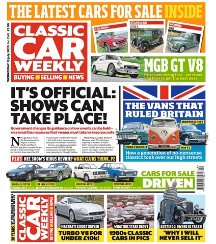 Classic Car Weekly issue 15 July 2020