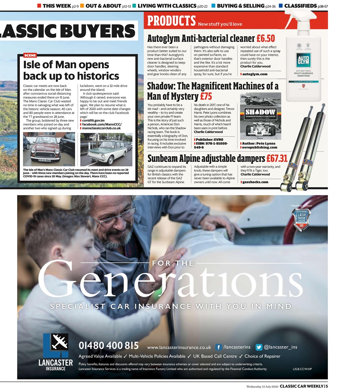 Classic Car Weekly Preview Pages