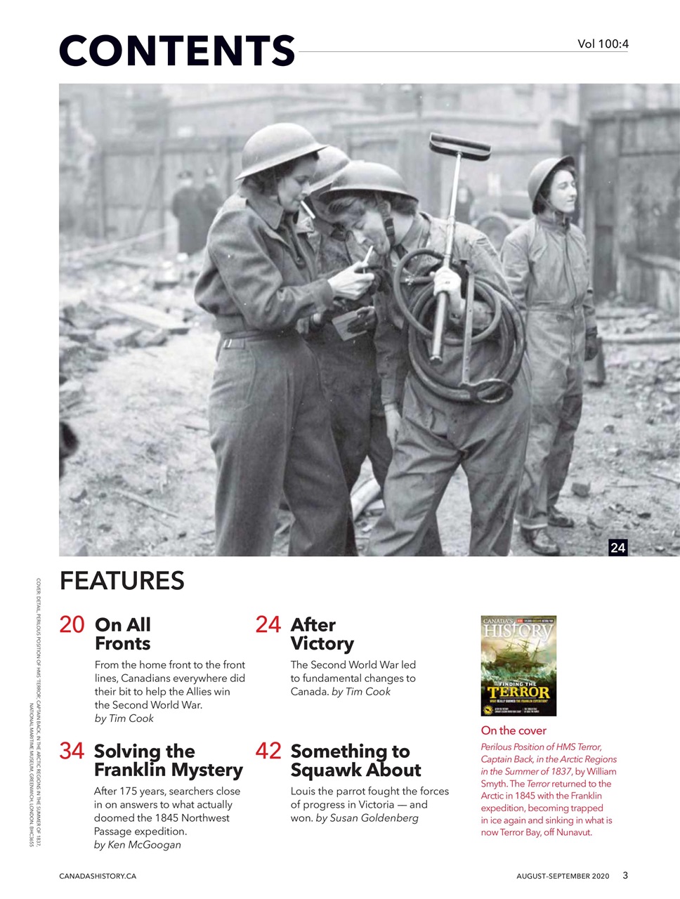 Canada's History Preview Pages