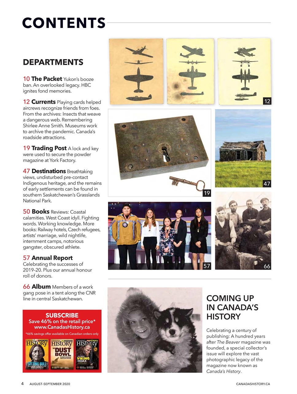 Canada's History Preview Pages