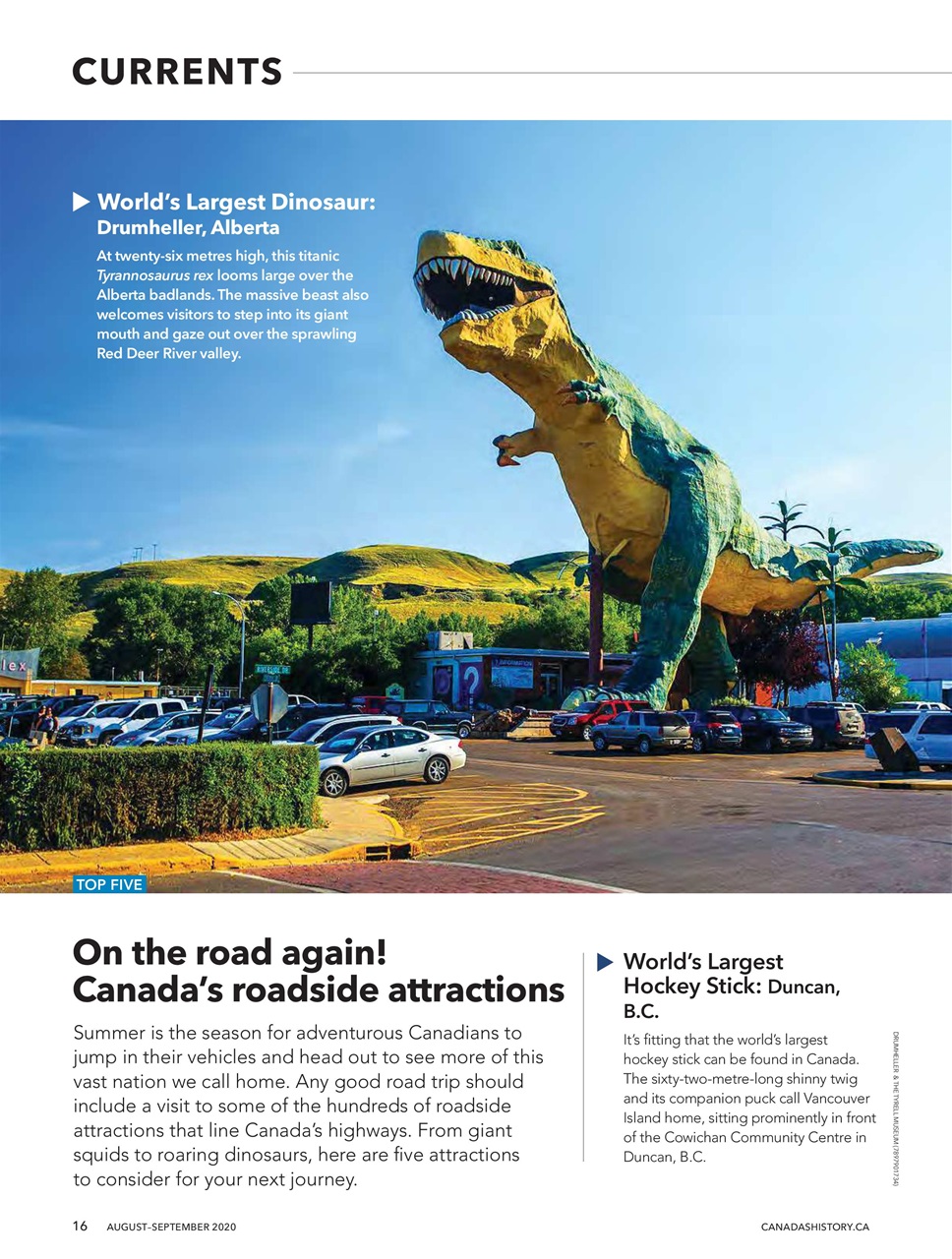 Canada's History Preview Pages