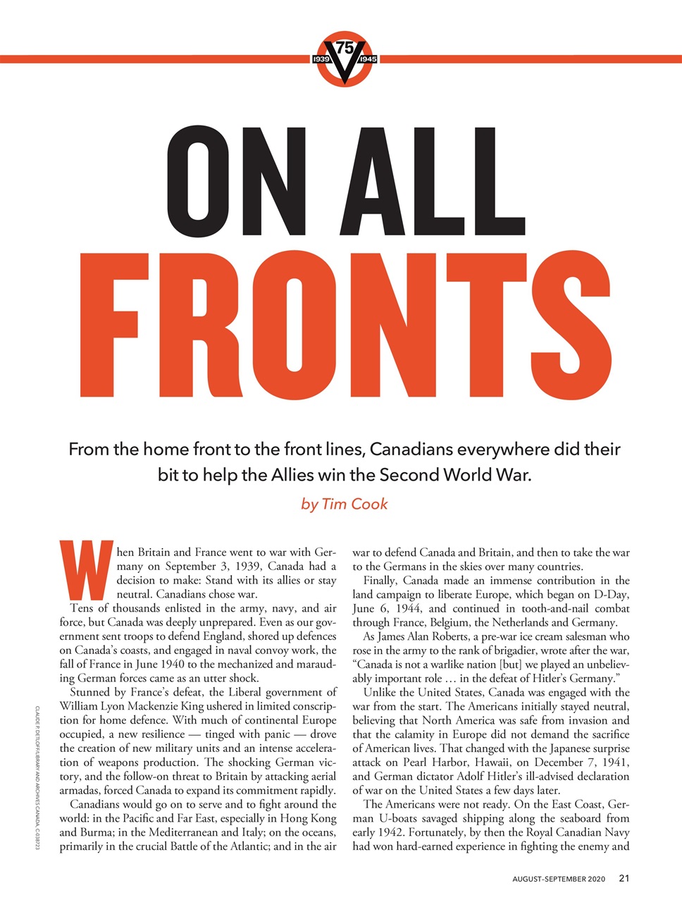 Canada's History Preview Pages