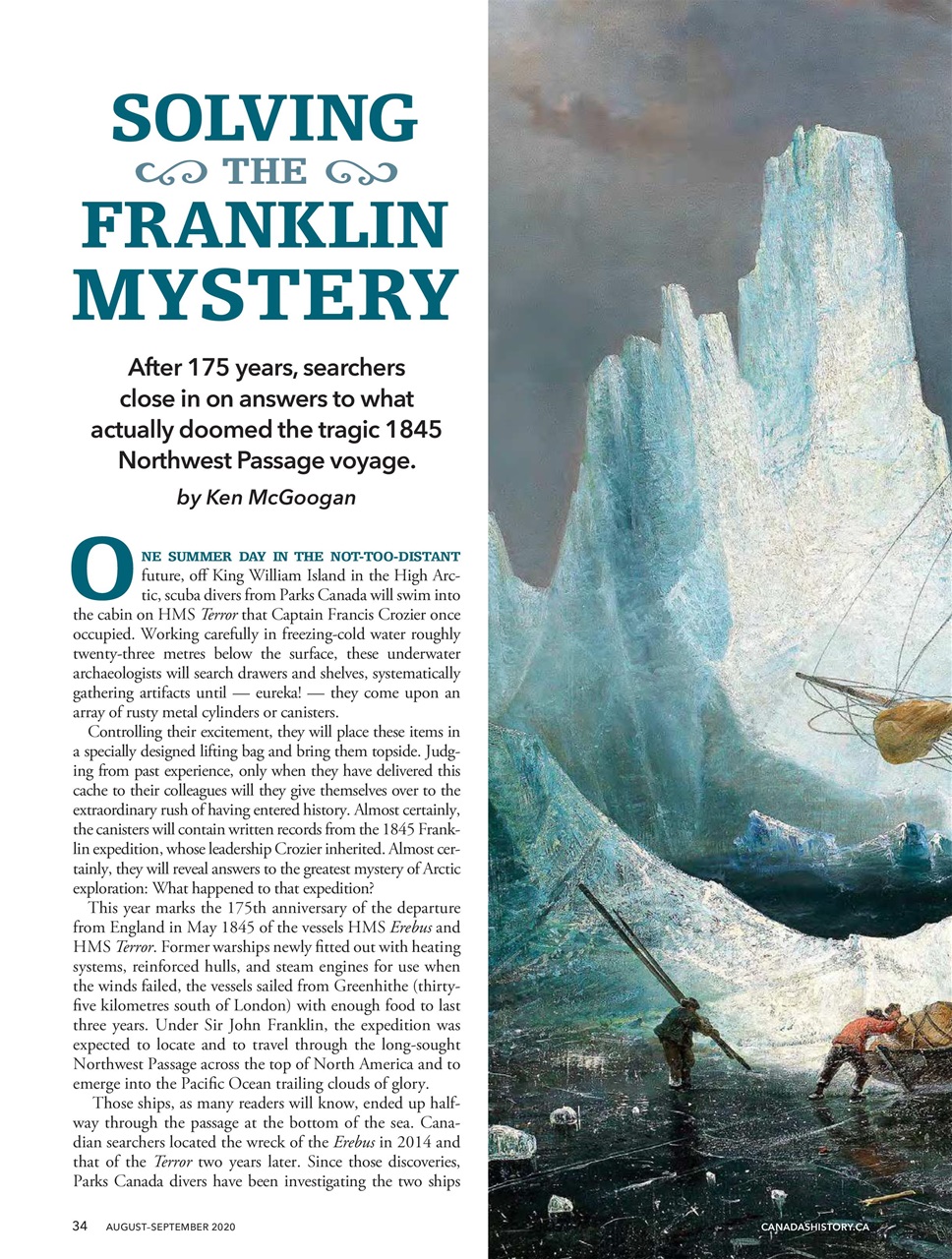 Canada's History Preview Pages