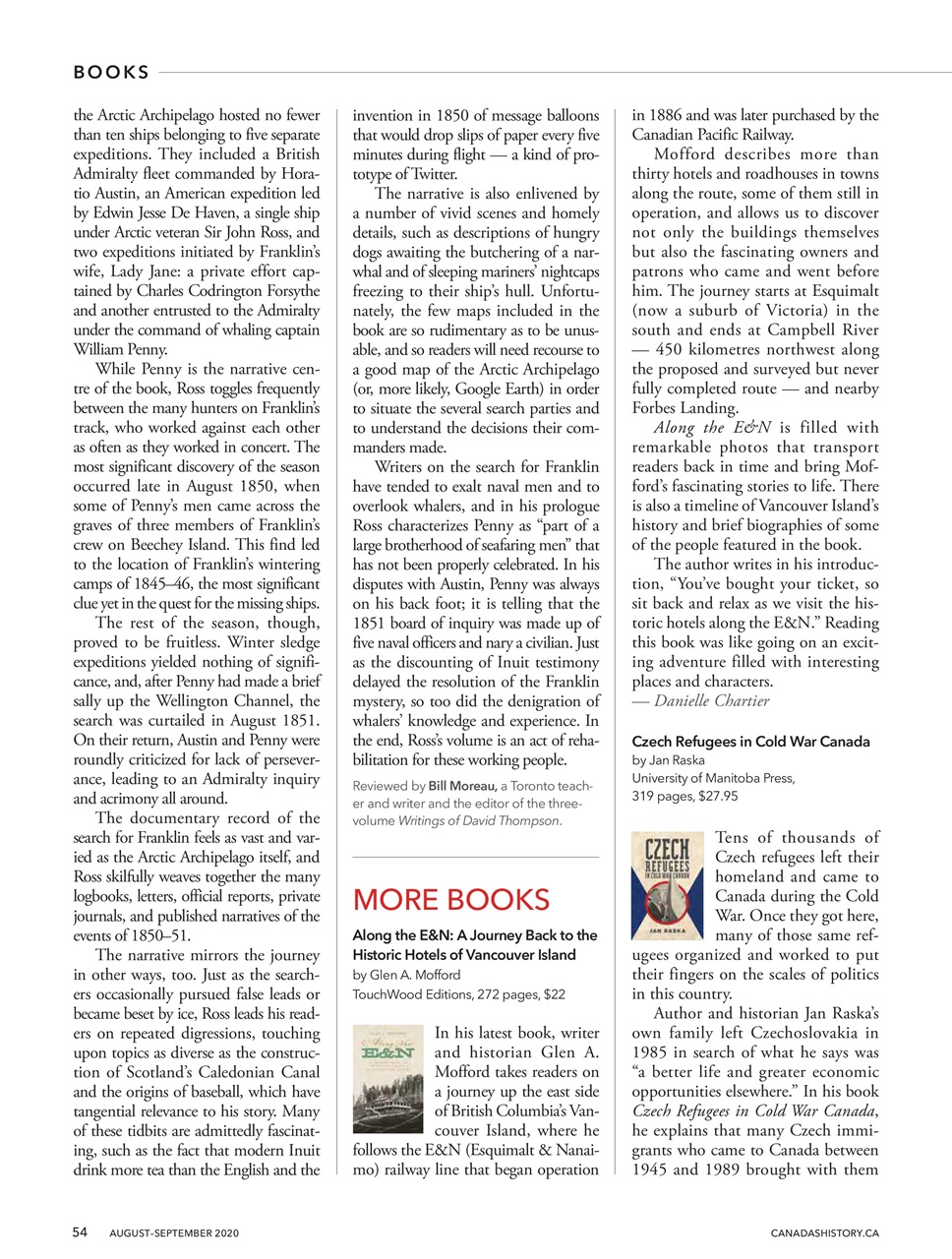 Canada's History Preview Pages