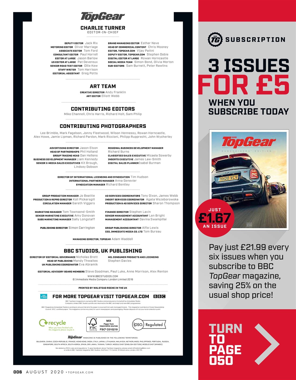 BBC Top Gear Magazine Preview Pages