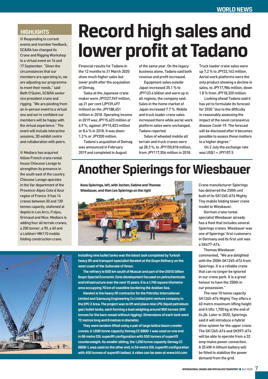 Int. Cranes and Specialized Transp Preview Pages