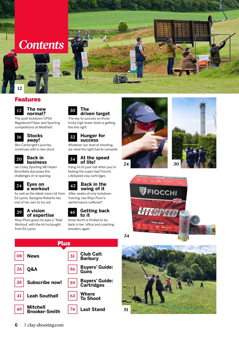 Clay Shooting Preview Pages