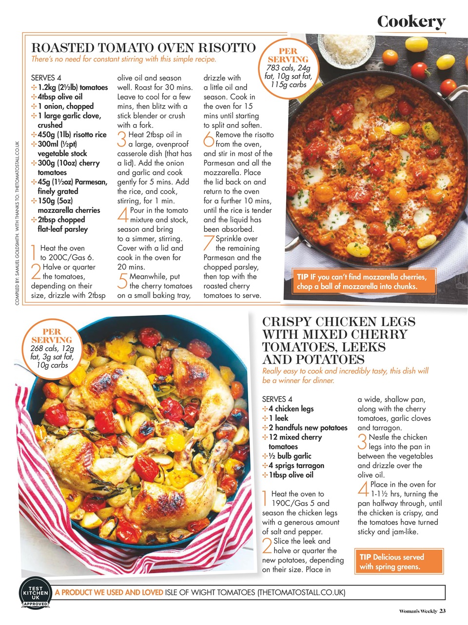 Woman's Weekly Preview Pages