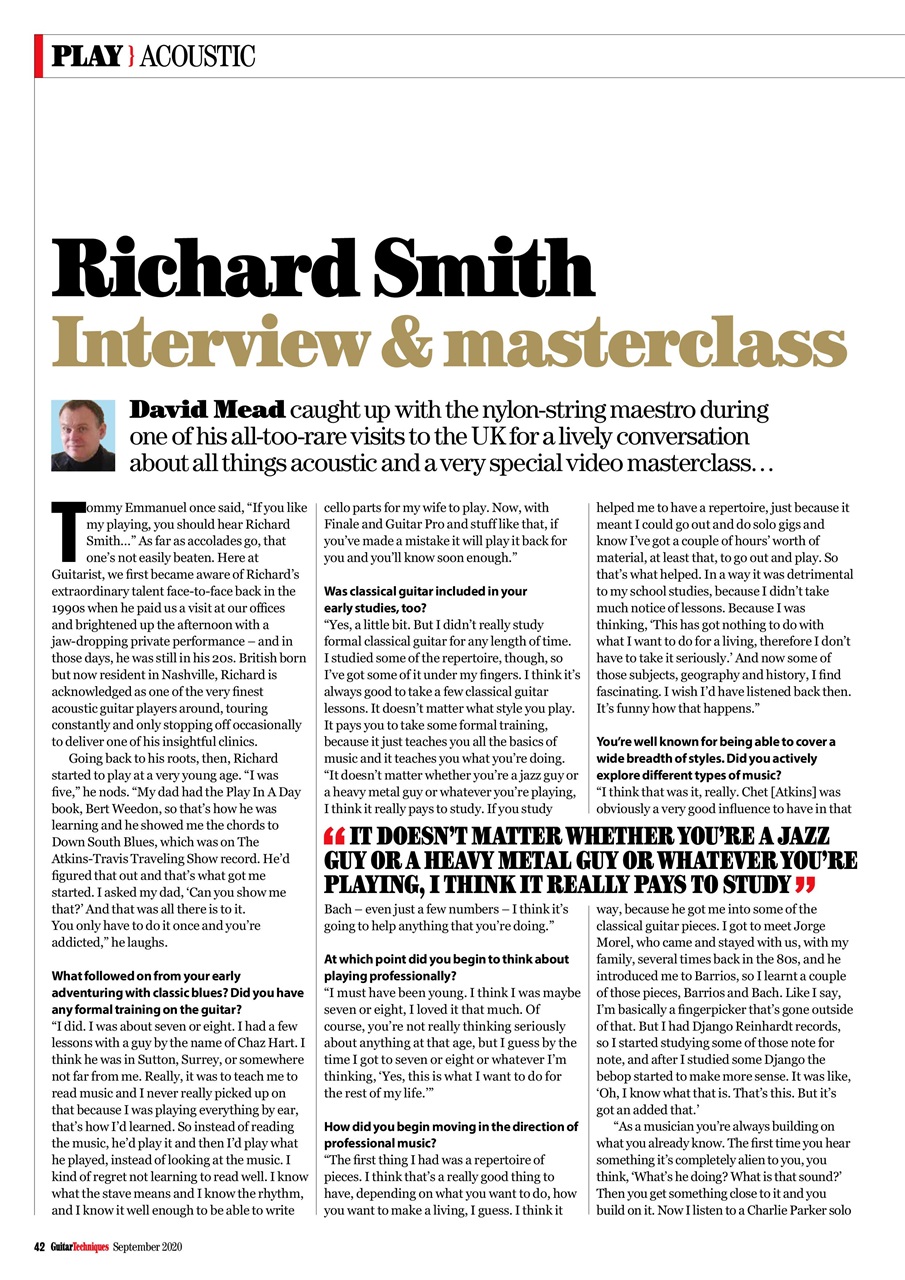 Guitar Techniques Preview Pages