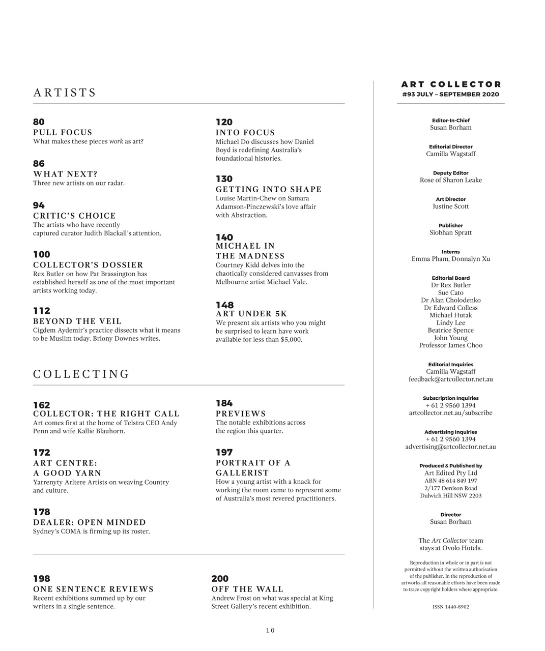 Art Collector Preview Pages