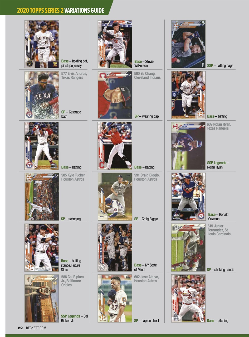 Beckett Baseball Magazine Preview Pages