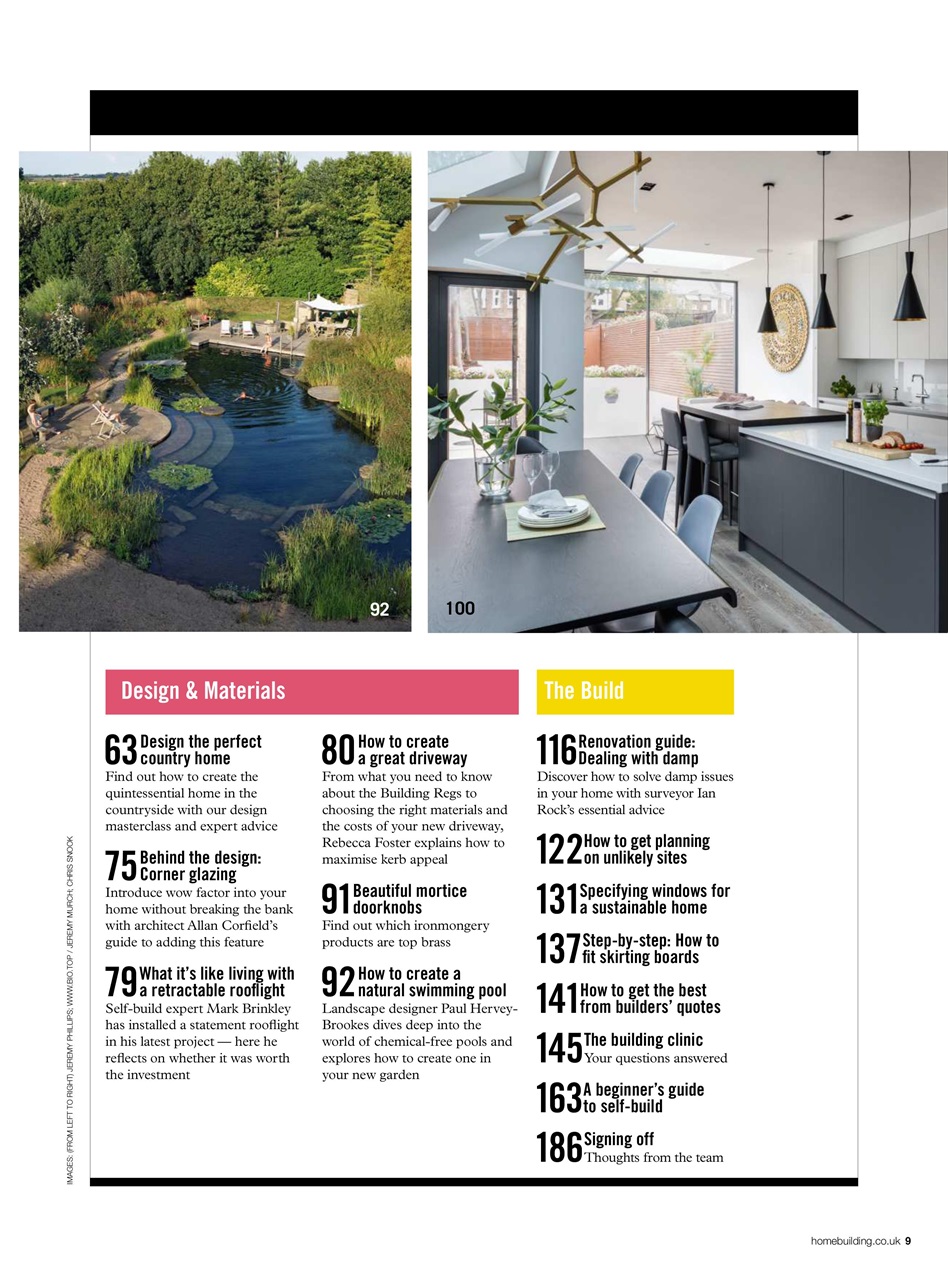 Homebuilding & Renovating Magazine Preview Pages
