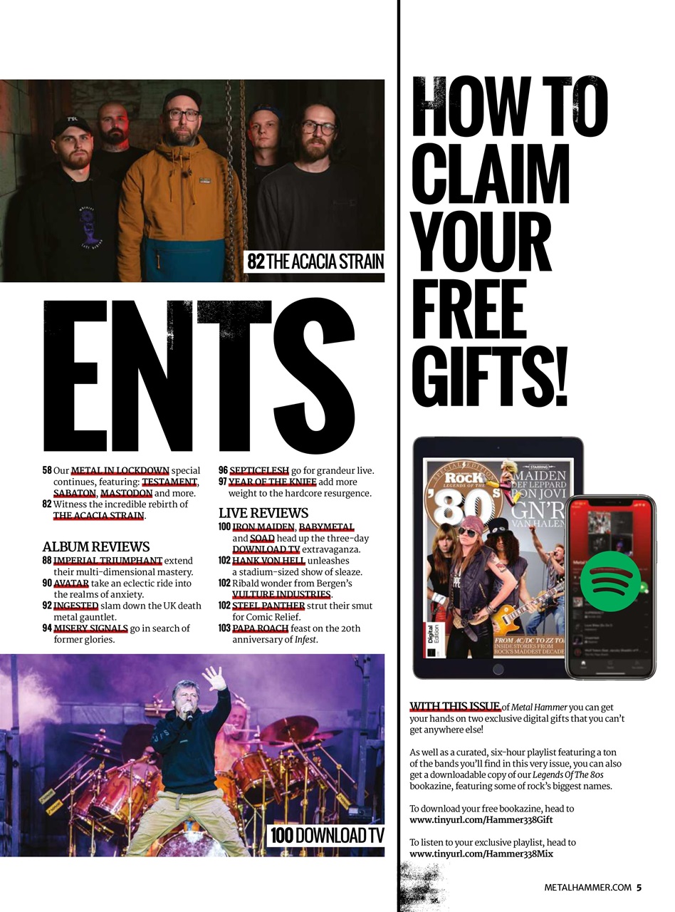 Metal Hammer Preview Pages