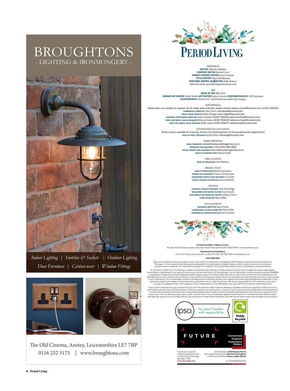 Period Living Magazine Preview Pages