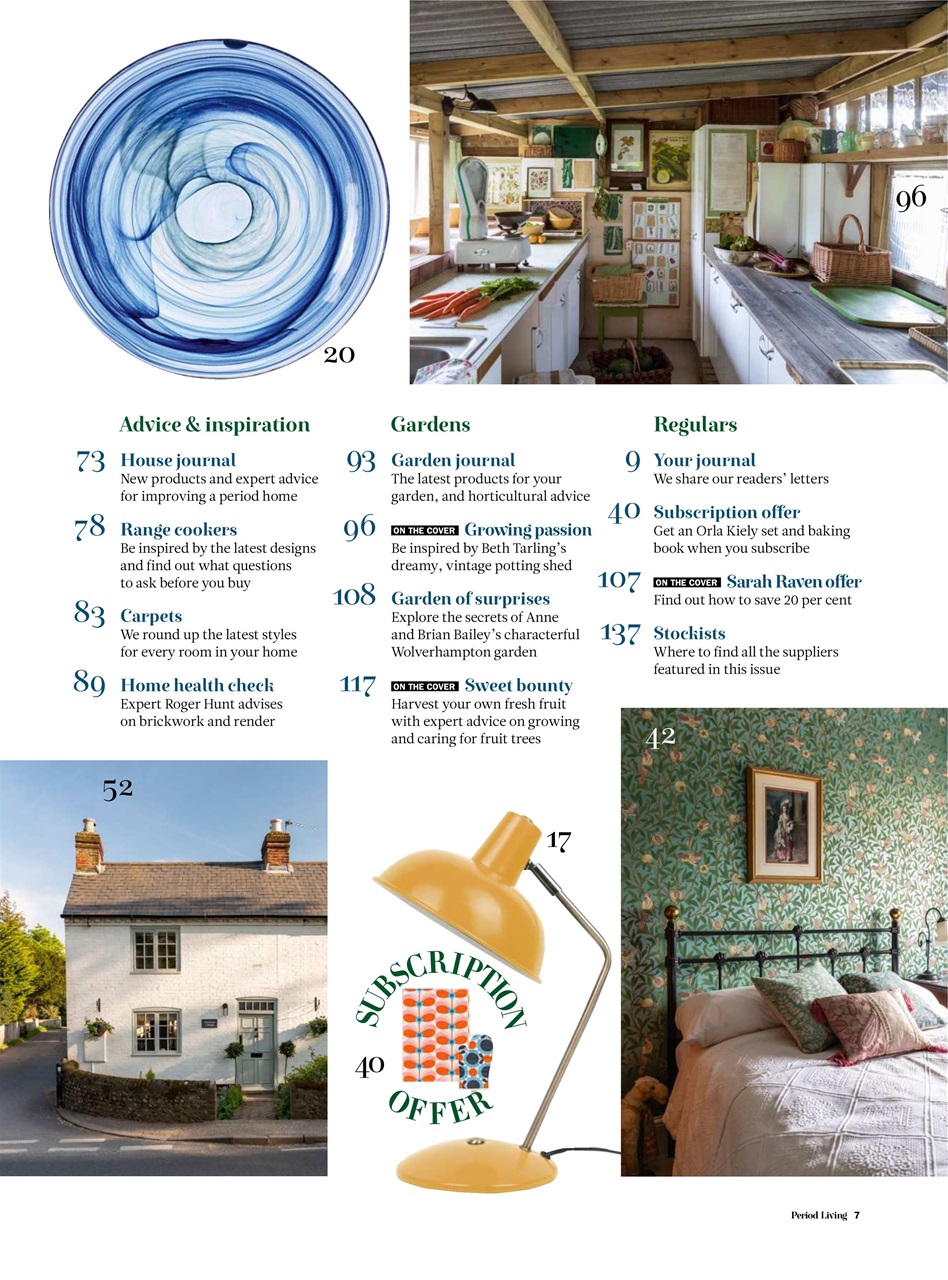 Period Living Magazine Preview Pages